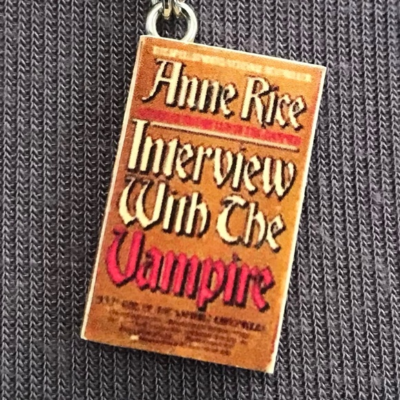 Interview with the Vampire by Anne Rice Handmade Literature Necklace, Book Cover - Picture 3 of 16